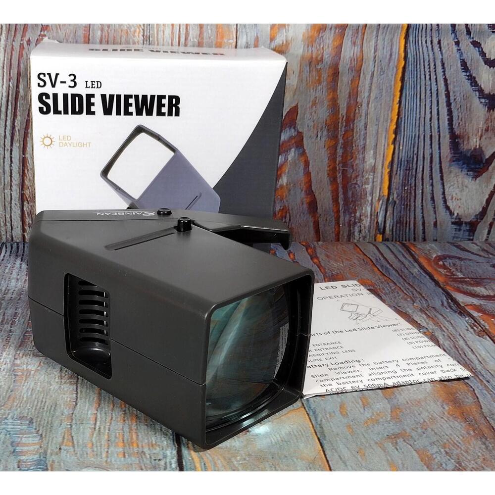 SV-3 LED Slide Viewer with‎ 3X Magnification and LED Daylight - Picture 14 of 16